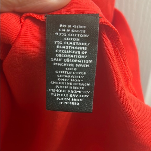 NWOT Ralph Lauren Red Fitted Short Sleeve T-Shirt - Picture 5 of 5